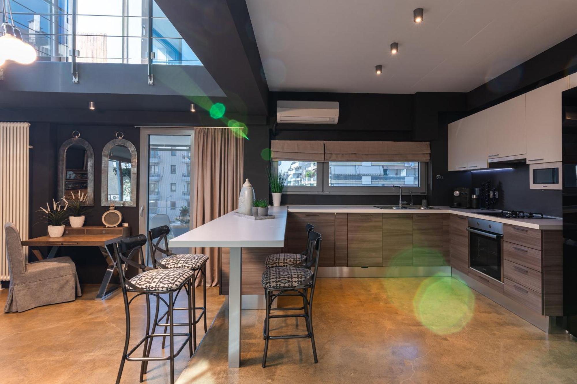Ma Maison No5 Penthouse Loft, Private Heated Pool, Acropolis View, Ultra High Speed Internet 300 Mbps, Short Walk To Acropolis, Parking Upon Request, 1' From Metro Атина Екстериор снимка
